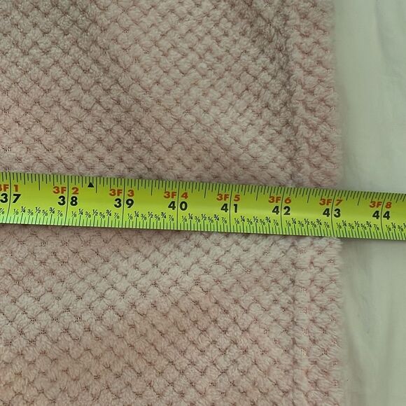 Ulta Beauty Pink Plush Robe Womens Size 1X - 2X Midi Tie Soft Loungewear - Picture 6 of 10